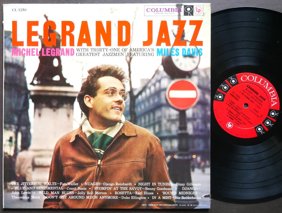 MICHEL LEGRAND MILES DAVIS JOHN COLTRANE Legrand Jazz LP COLUMBIA CL 1250 MONO