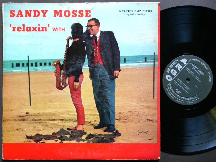 SANDY MOSSE Relaxin' With LP ARGO LP 639 US 1959 JAZZ DG MONO Junior Mance