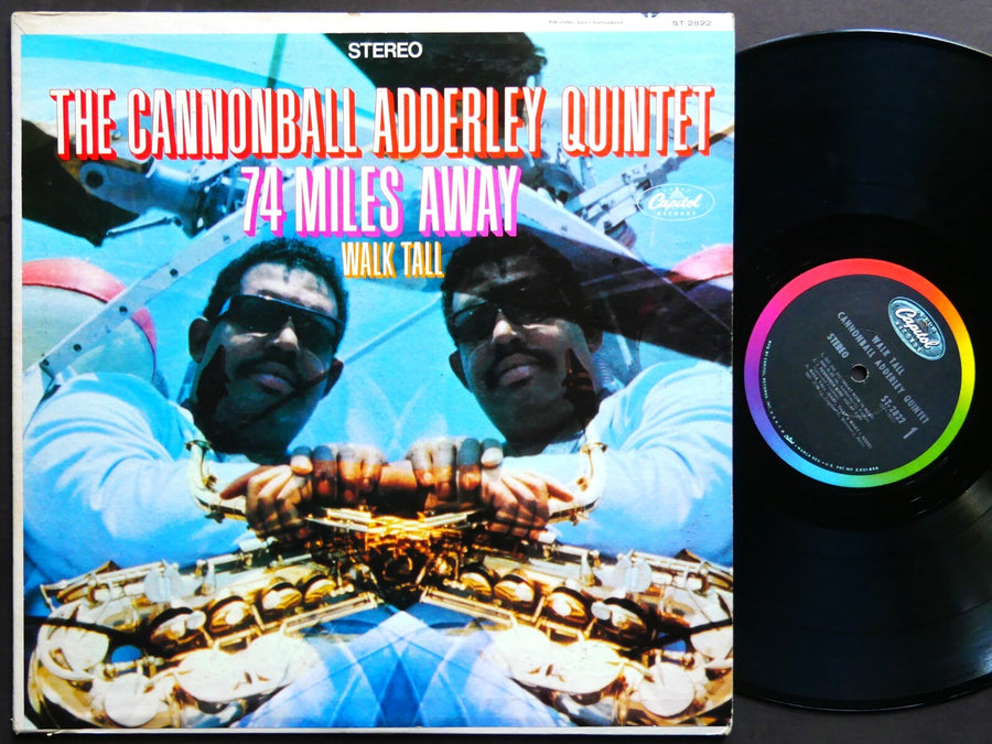 CANNONBALL ADDERLEY 74 Miles Away / Walk Tall LP CAPITOL ST 2822 David Axelrod