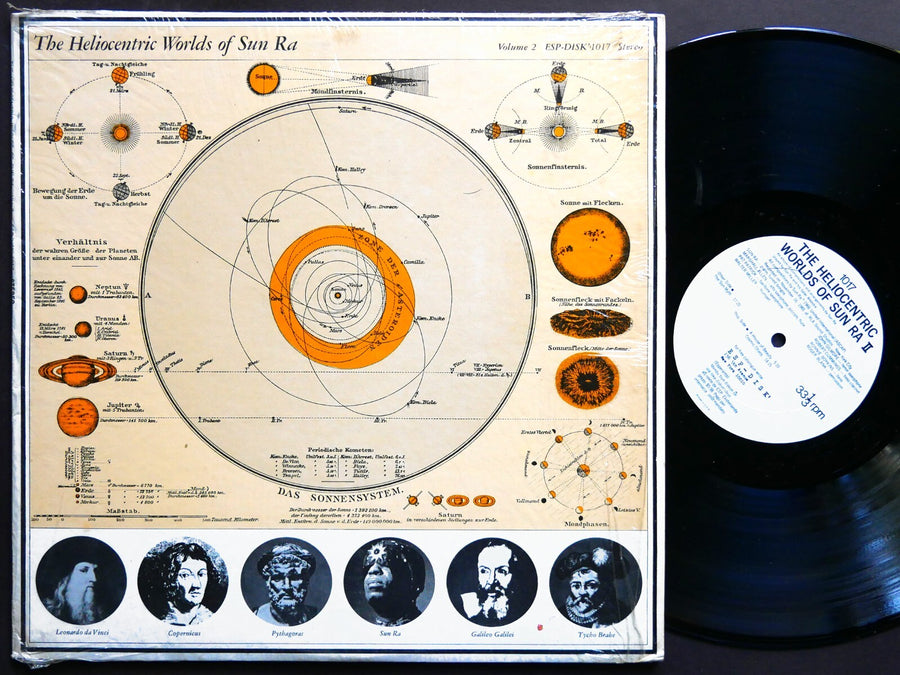 SUN RA The Heliocentric Worlds Of Vol.2 LP ESP-DISK' 1017 US 1968 John Gilmore