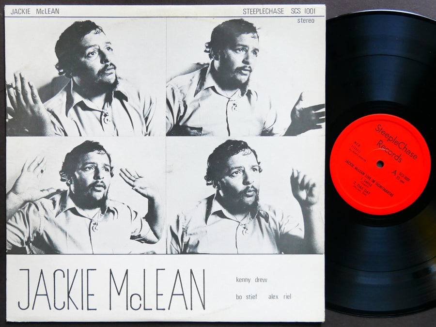 JACKIE MCLEAN Live At Montmartre LP STEEPLECHASE SCS 1001 DK 1972 Kenny Drew NM