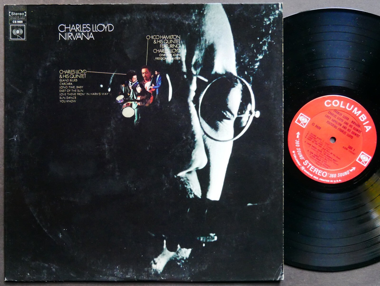 CHARLES LLOYD Nirvana LP COLUMBIA CS 9609 US 1968 2-EYE Pete La Roca Gabor Szabo
