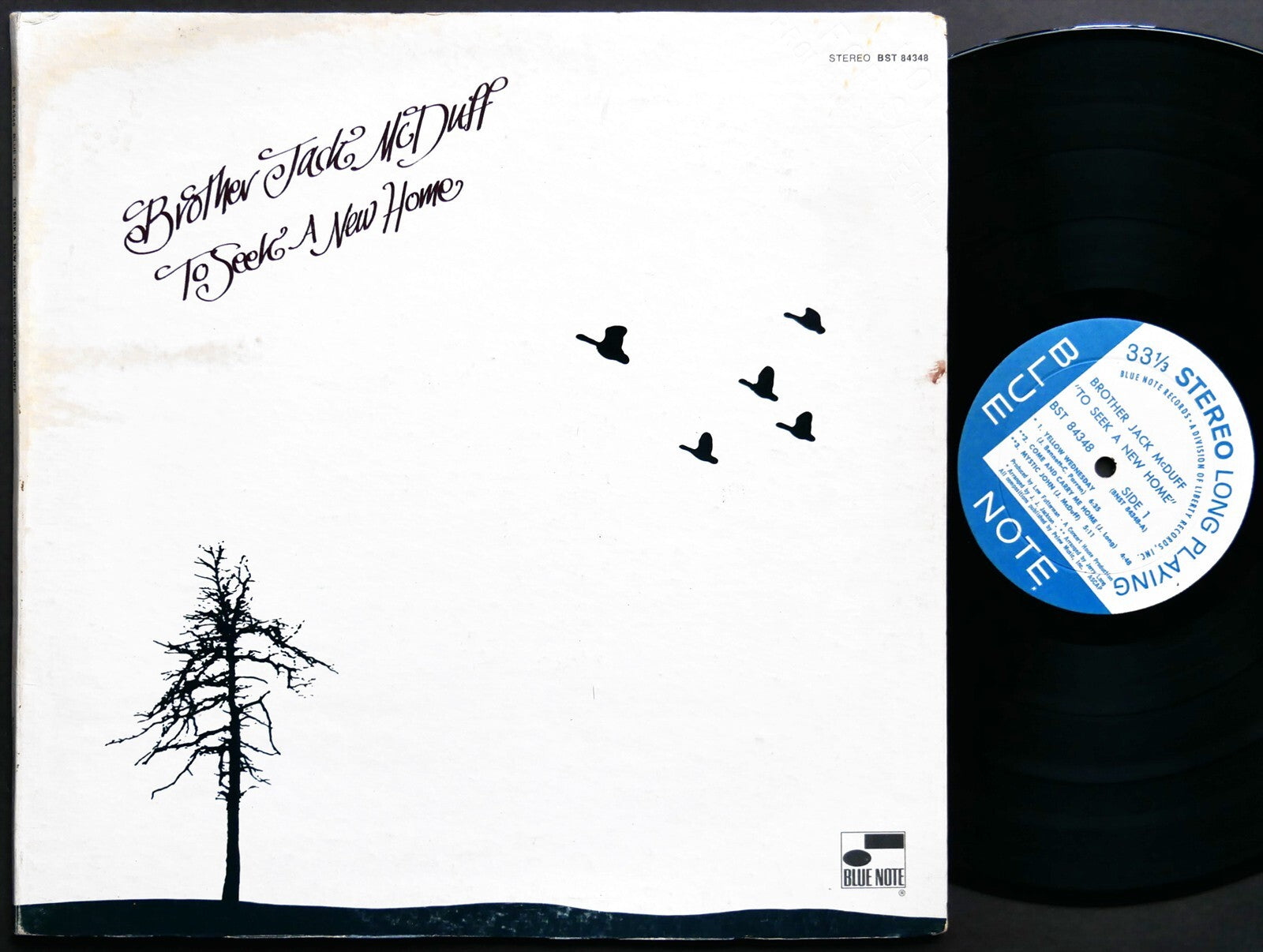 BROTHER JACK MCDUFF To Seek A New Home LP BLUE NOTE BST 84348 US 1970 JAZZ FUNK