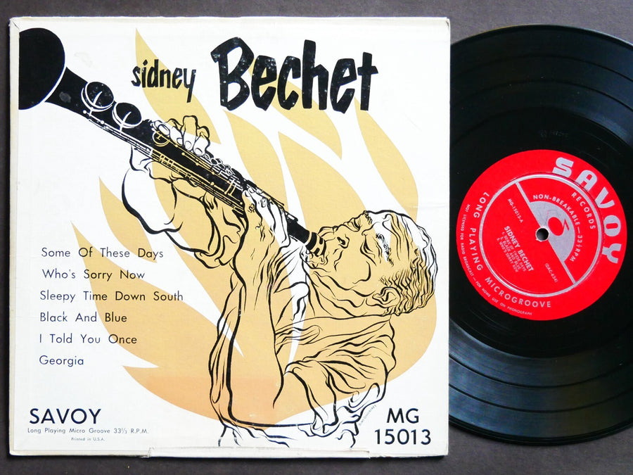 SIDNEY BECHET Self Titled 10" LP SAVOY MG-15013 US 1952 DG MONO Burt Goldblatt