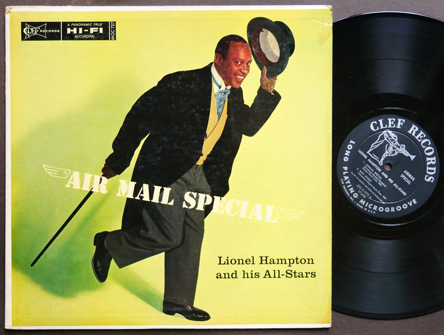 LIONEL HAMPTON Air Mail Special LP CLEF MGC-727 DG MONO JAZZ Oscar Peterson