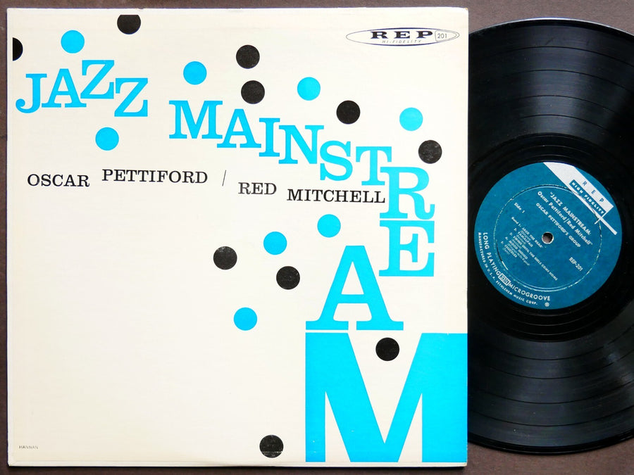 OSCAR PETTIFORD RED MITCHELL Jazz Mainstream LP REP RECORDS REP-201 US 1958 MONO