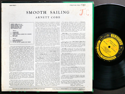 ARNETT COBB Smooth Sailing LP PRESTIGE PRLP 7184 US 1959 RVG MONO Buster Cooper