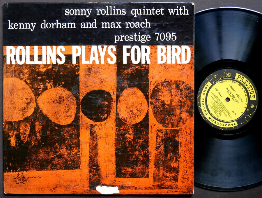 SONNY ROLLINS KENNY DORHAM MAX ROACH Plays For Bird LP PRESTIGE 7095 RVG DG MONO