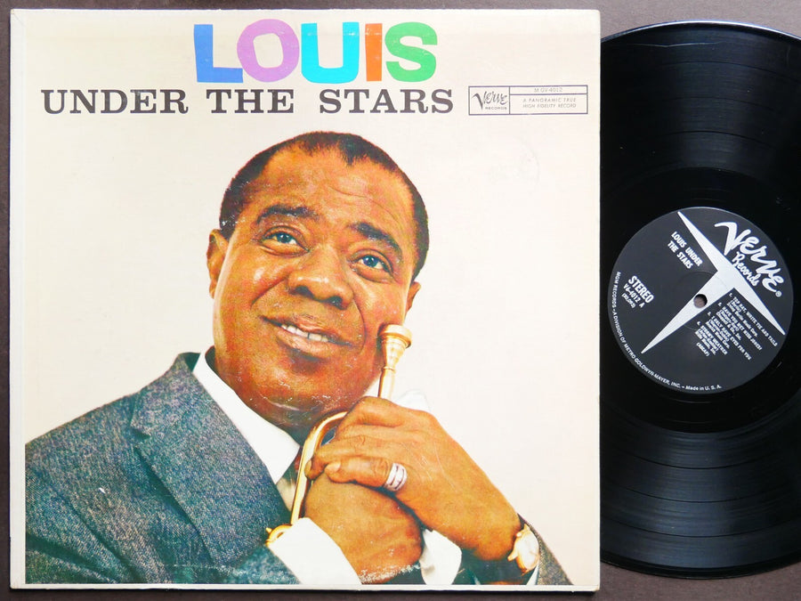 LOUIS ARMSTRONG Under The Stars LP VERVE RECORDS V6-4012 JAZZ Russell Garcia