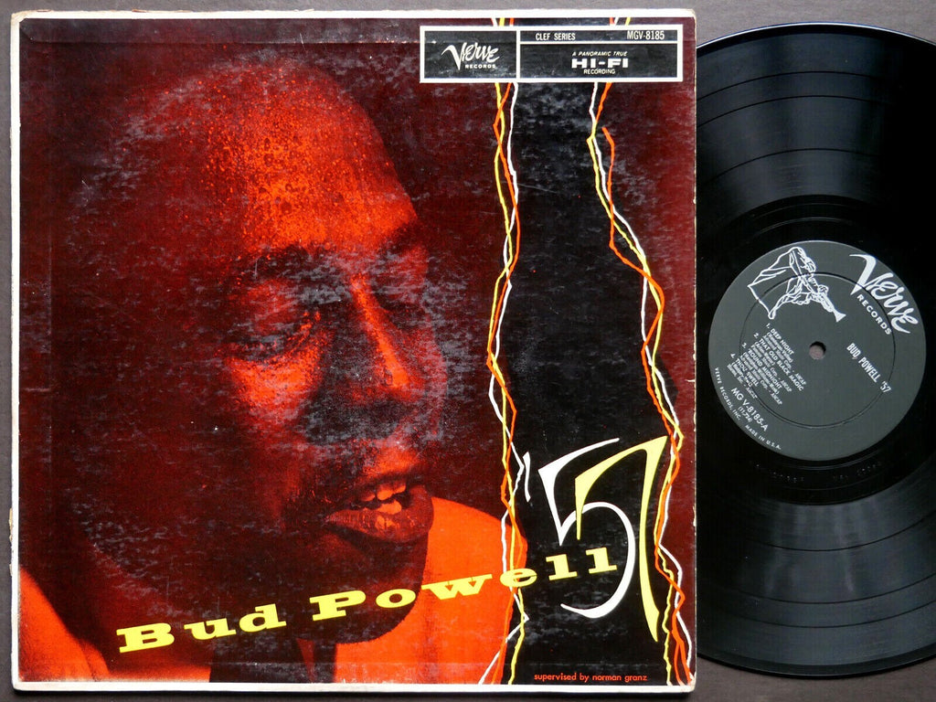 BUD POWELL '57 LP VERVE RECORDS MG V-8185 US 1957 DG MONO Art Blakey Max Roach