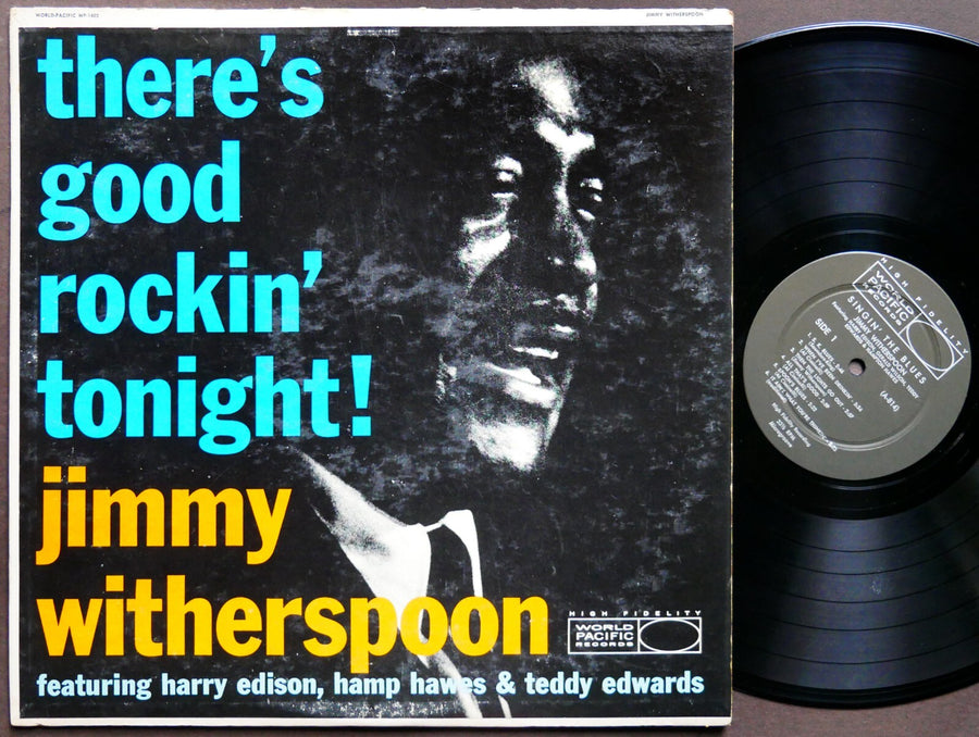 JIMMY WITHERSPOON There's Good Rockin' Tonight! LP WORLD PACIFIC WP-1402 DG MONO