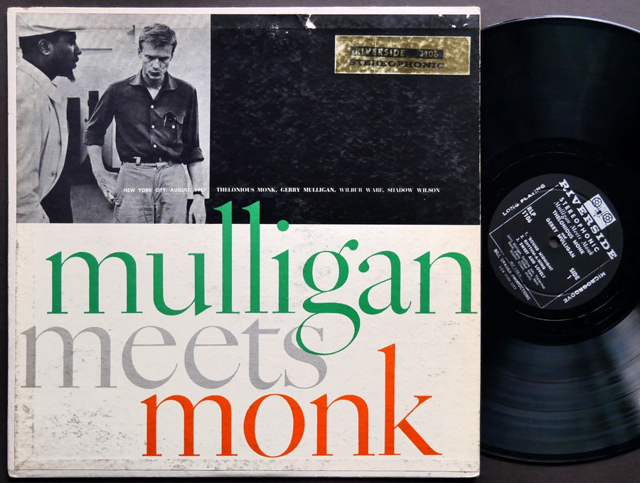 THELONIOUS MONK Meets GERRY MULLIGAN LP RIVERSIDE RECORDS RLP 1106 US 1959 DG ST