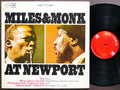 MILES DAVIS THELONIOUS MONK JOHN COLTRANE At Newport LP COLUMBIA CS 8978 JAZZ