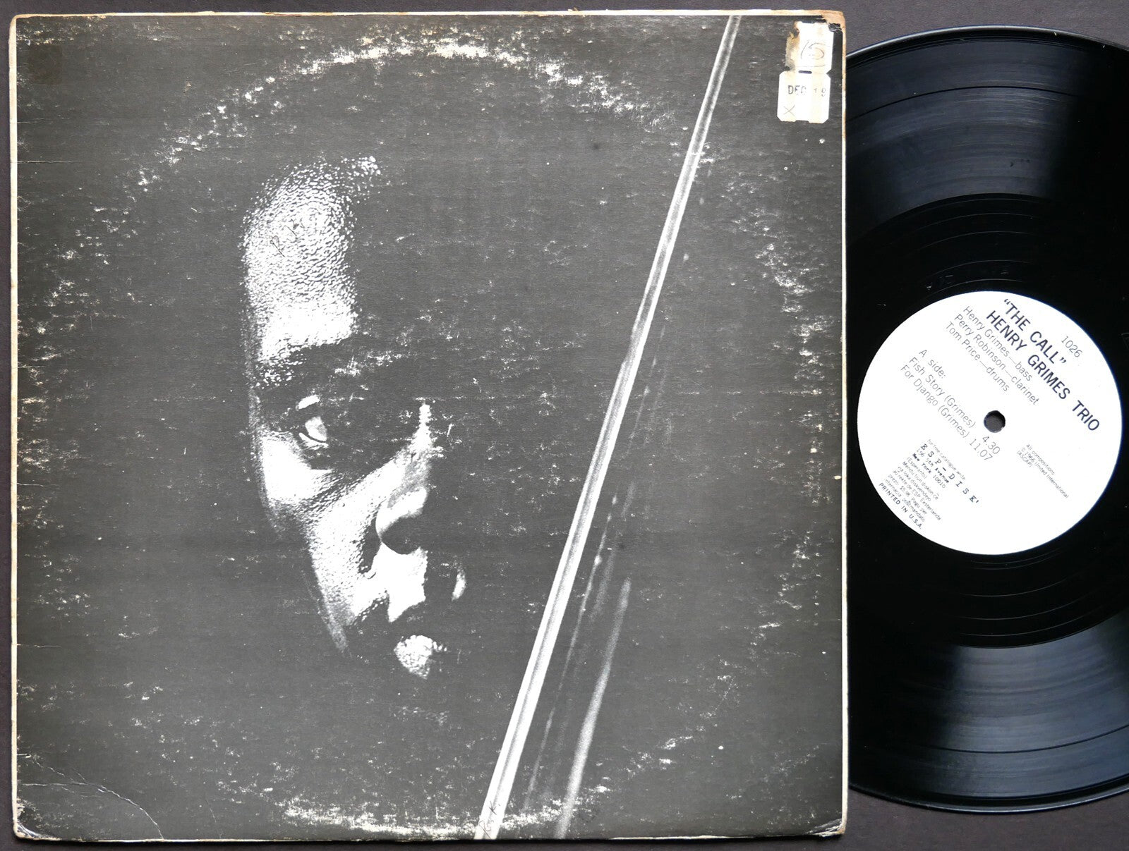 HENRY GRIMES TRIO The Call LP ESP DISK ESP 1026 US 1966 MONO Free Jazz