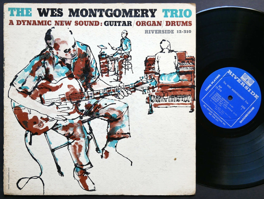 WES MONTGOMERY Trio LP RIVERSIDE RLP 12-310 US 1959 DG MONO JAZZ Melvin Rhyne