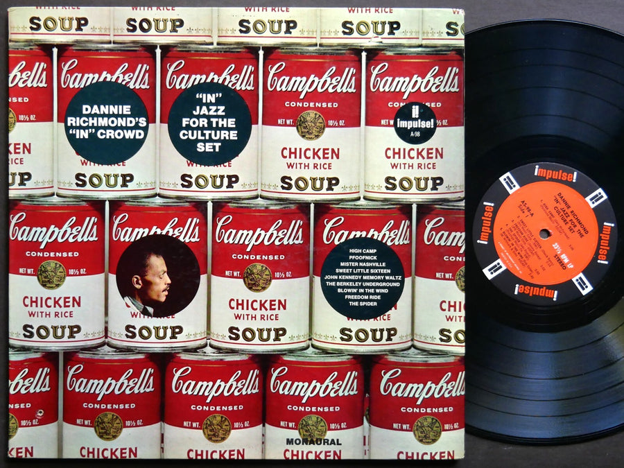 DANNIE RICHMOND In Crowd In Jazz For The Culture.. LP IMPULSE! AS-98 Cecil McBee