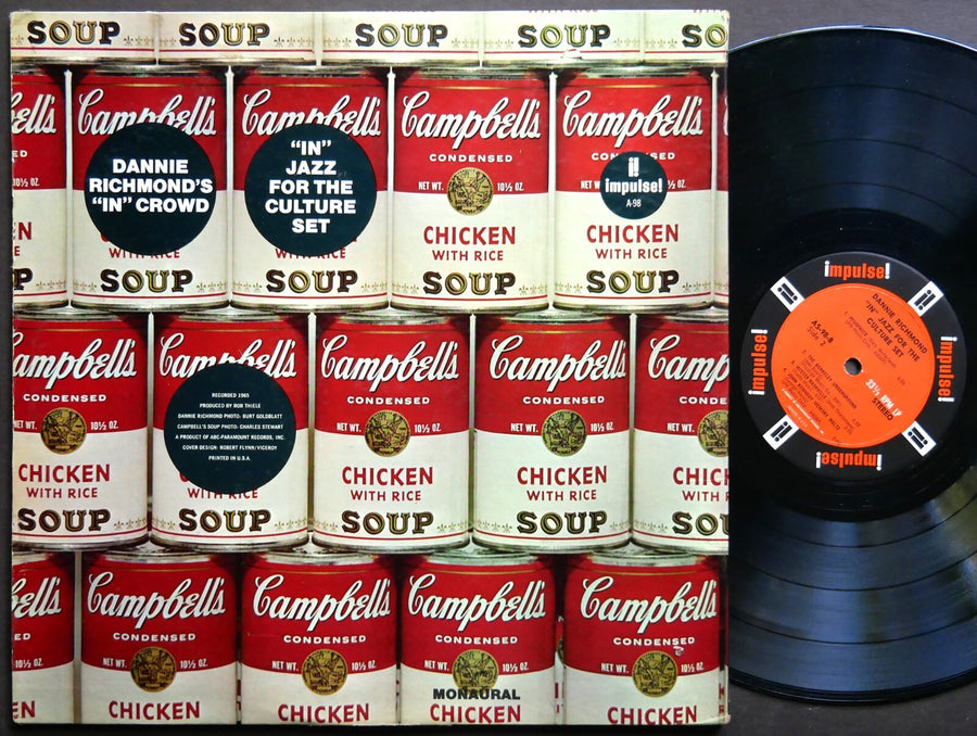 DANNIE RICHMOND In Crowd In Jazz For The Culture.. LP IMPULSE! AS-98 Cecil McBee