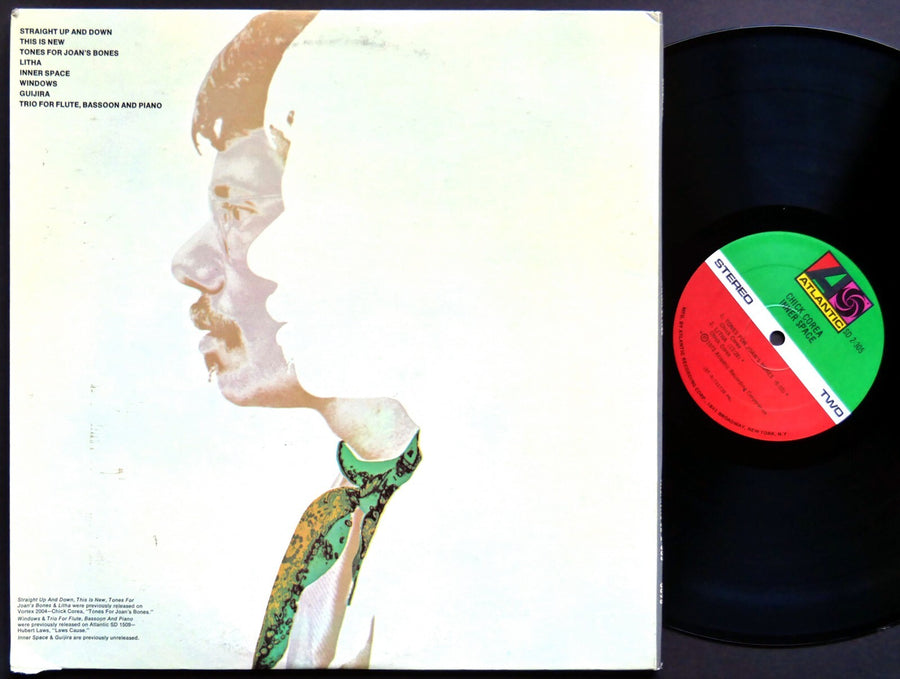 Signed by CHICK COREA Inner Space 2 x LP ATLANTIC SD 2-305 US 1973 JAZZ