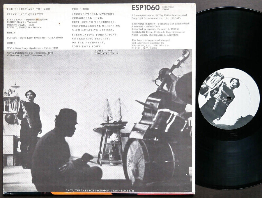 STEVE LACY The Forest And The Zoo LP ESP DISK ESP 1060 US 1967 FREE JAZZ CLEAN