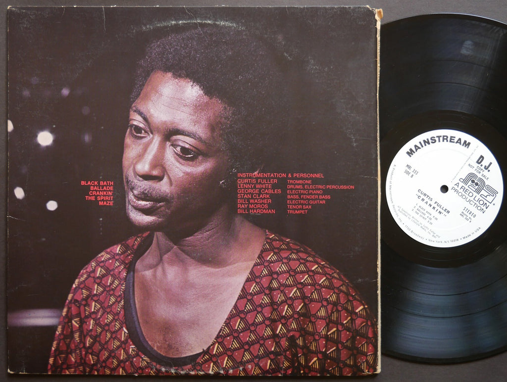 CURTIS FULLER Crankin' LP MAINSTREAM MRL 333 PROMO George Cables Ramon Morris