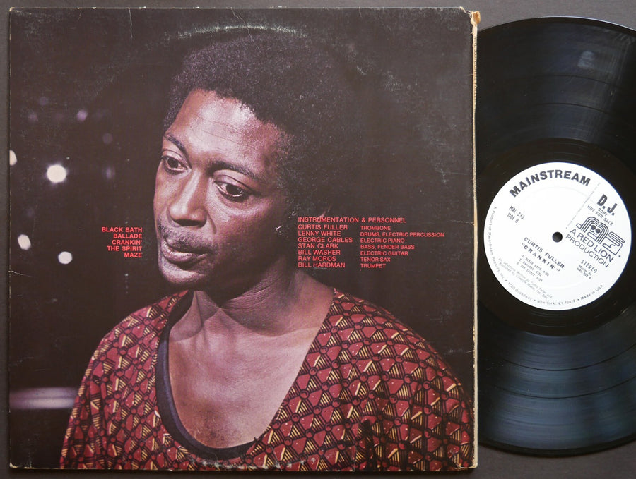 CURTIS FULLER Crankin' LP MAINSTREAM MRL 333 PROMO George Cables Ramon Morris
