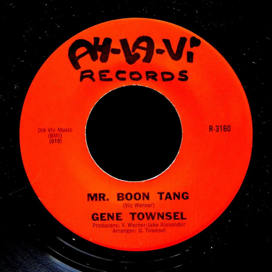 GENE TOWNSEL Mr. Boon Tang / Can't Stop 45 AH-LA-VI R3159 Northern Soul Funk NM