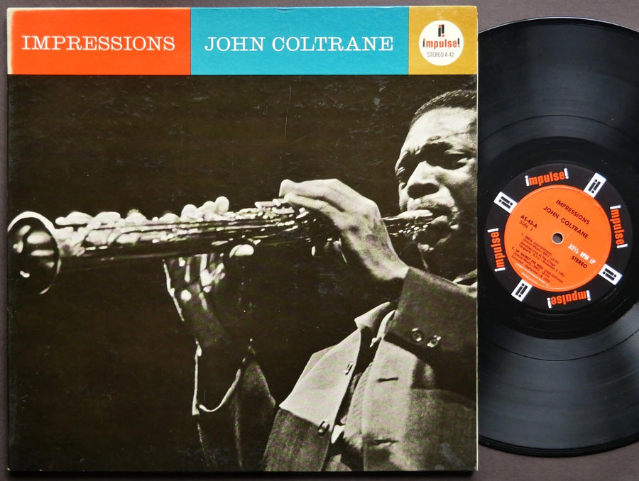 JOHN COLTRANE Impressions LP IMPULSE! AS-42 US 1965 RVG Eric Dolphy Elvin Jones