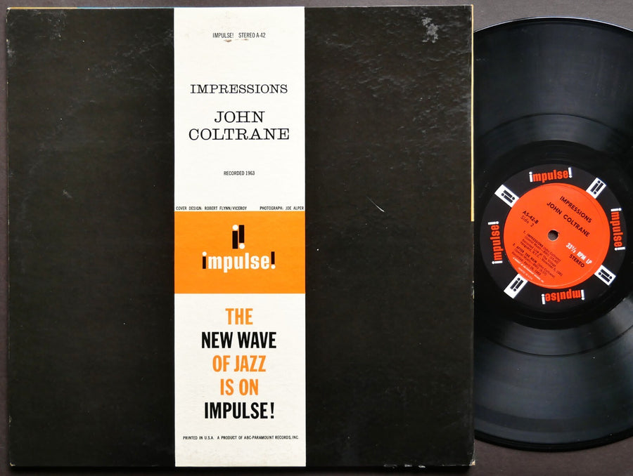 JOHN COLTRANE Impressions LP IMPULSE! AS-42 US 1965 RVG Eric Dolphy Elvin Jones