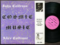JOHN COLTRANE ALICE Cosmic Music LP COLTRANE CRS 5000 US 1968 Pharoah Sanders