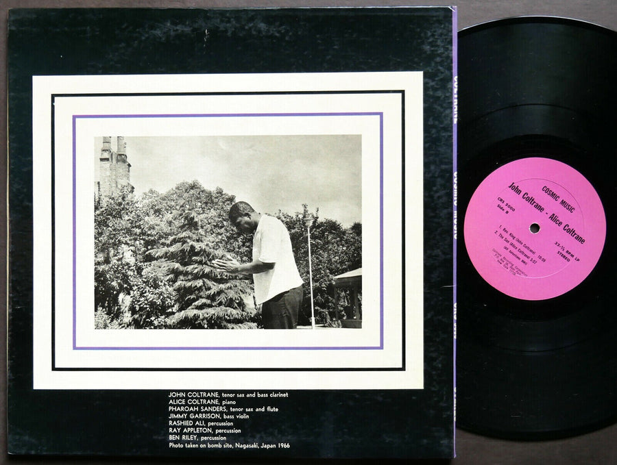 JOHN COLTRANE ALICE Cosmic Music LP COLTRANE CRS 5000 US 1968 Pharoah Sanders