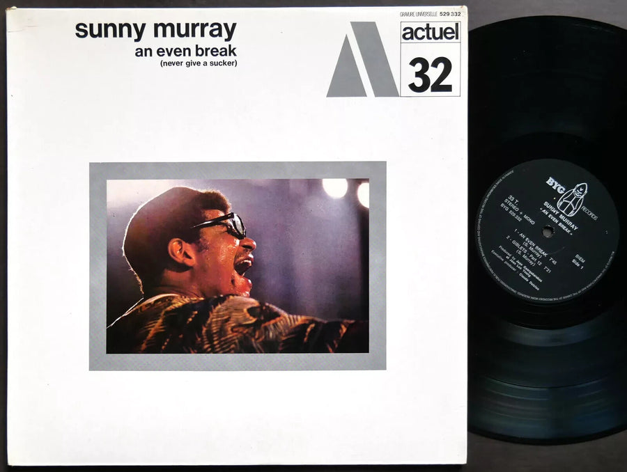 SUNNY MURRAY An Even Break LP BYG RECORDS ACTUEL 529.332 FRANCE 1970 CLEAN
