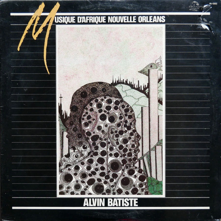 ALVIN BATISTE Musique D'Afrique Nouvelle Orleans LP INDIA NAVIGATION IN-1065