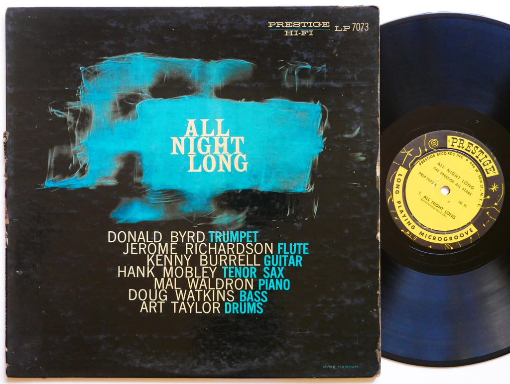 HANK MOBLEY DONALD BYRD PRESTIGE ALL STARS All Night Long 7073 US 1958 RVG MONO