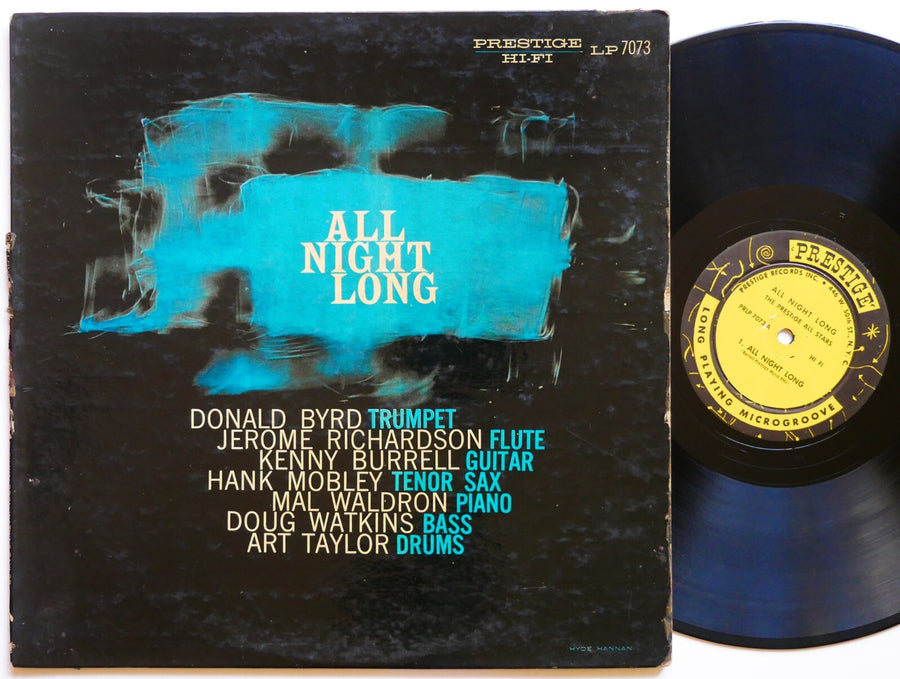 HANK MOBLEY DONALD BYRD PRESTIGE ALL STARS All Night Long 7073 US 1958 RVG MONO