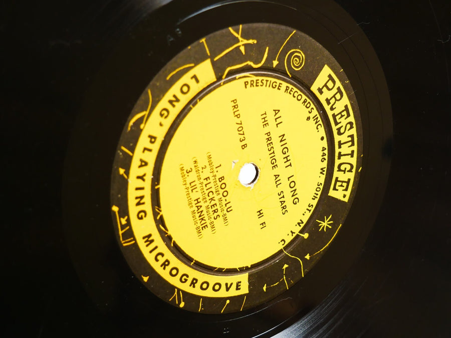 HANK MOBLEY DONALD BYRD PRESTIGE ALL STARS All Night Long 7073 US 1958 RVG MONO