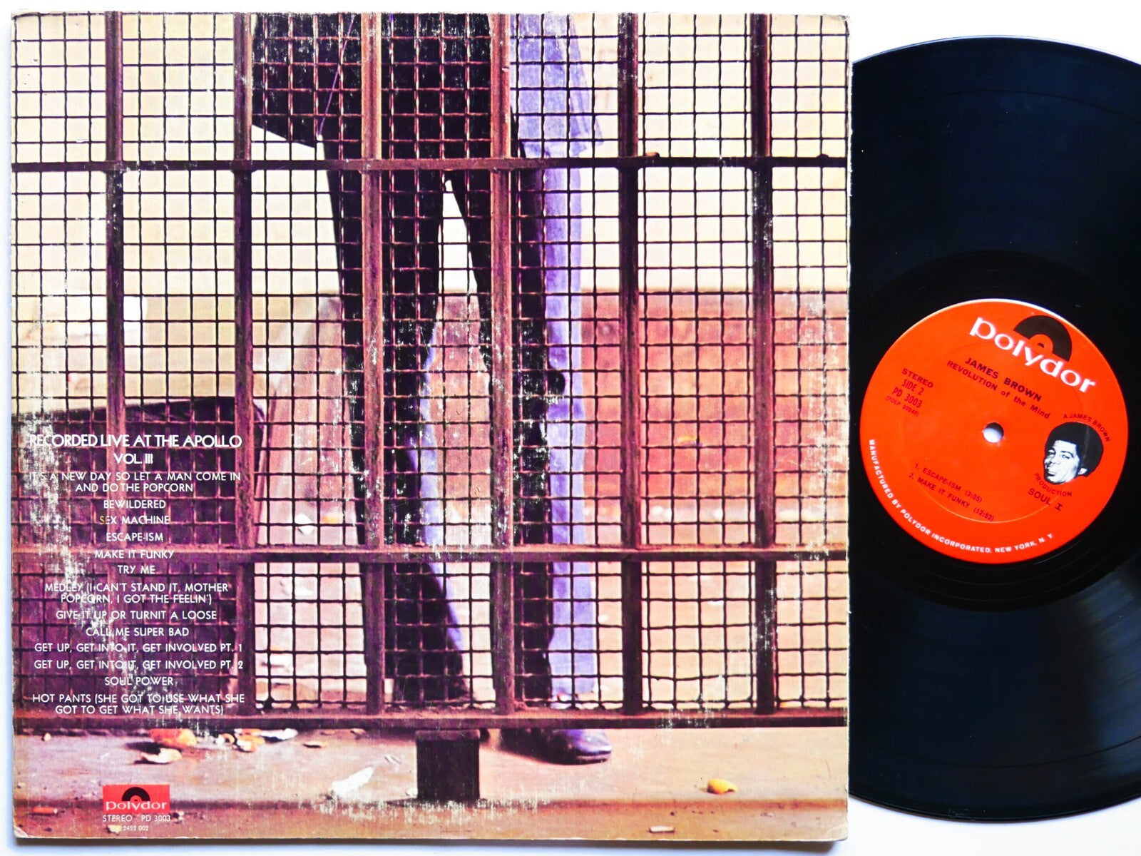 JAMES BROWN Revolution Of The Mind 2 x LP POLYDOR PD 3003 US 1971 Funk Soul