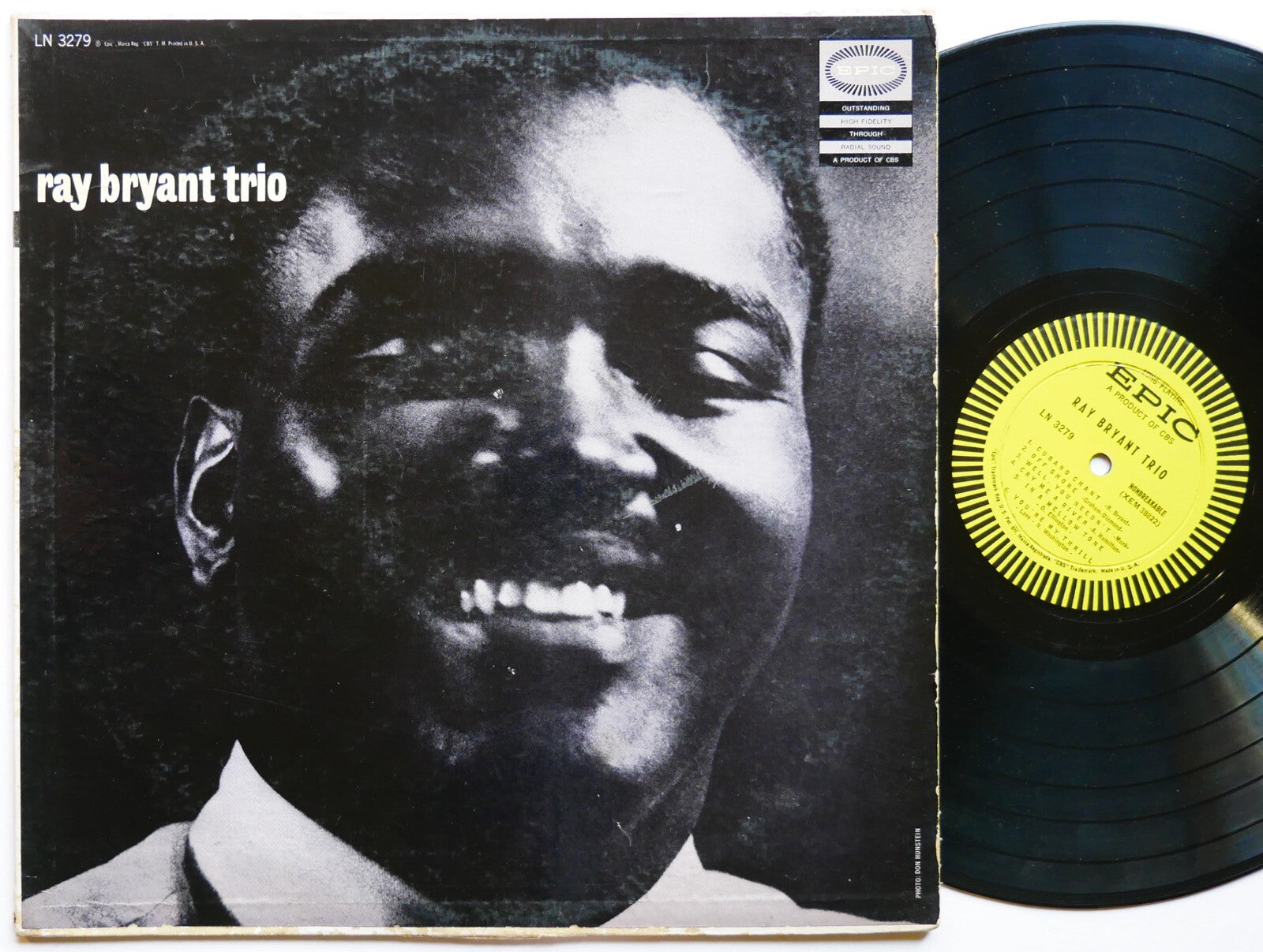 RAY BRYANT Trio LP EPIC LN 3279 US 1956 DG MONO JAZZ Kenny Clarke Candido