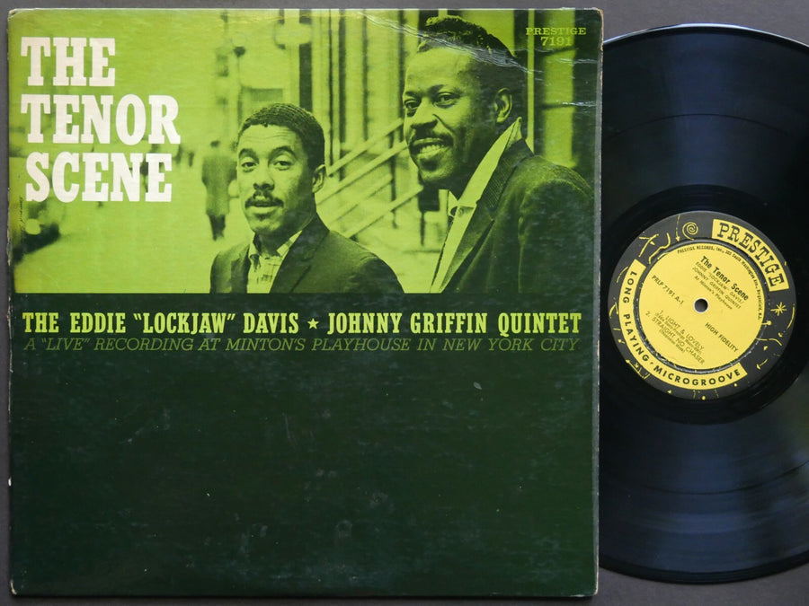 EDDIE LOCKJAW DAVIS JOHNNY GRIFFIN The Tenor Scene LP PRESTIGE PRLP 7191 DG MONO