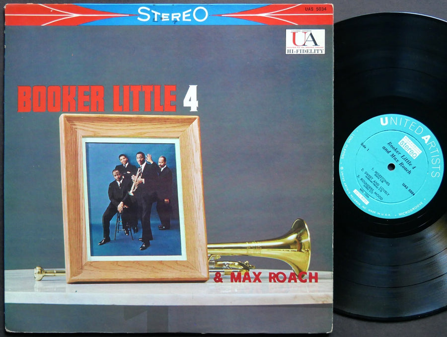BOOKER LITTLE 4 & MAX ROACH LP UNITED ARTISTS UAS 5034 US 1959 DG Tommy Flanagan