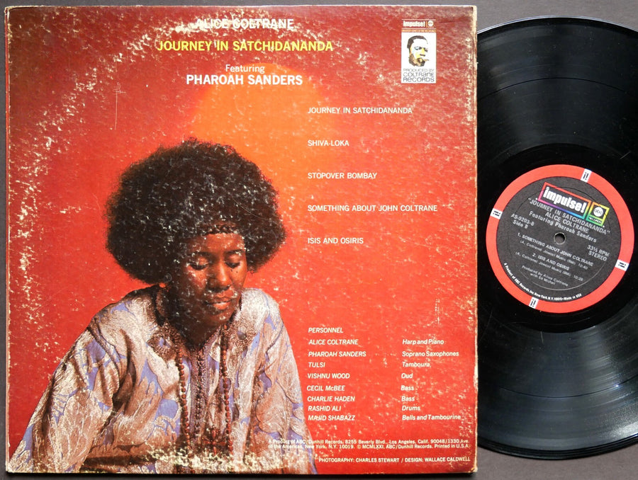 ALICE COLTRANE PHAROAH SANDERS Journey In Satchidananda LP IMPULSE! AS-9203 JAZZ