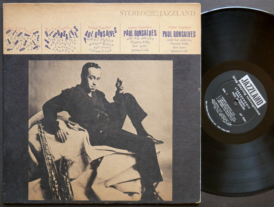PAUL GONSALVES Gettin' Together LP JAZZLAND JLP 936S US 1961 DG ST Wynton Kelly