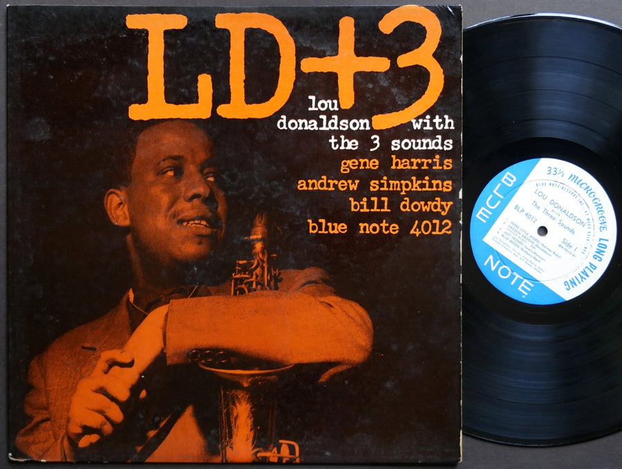 LOU DONALDSON THE THREE SOUNDS LD+3 LP BLUE NOTE BLP 4012 US '61 RVG EAR DG MONO