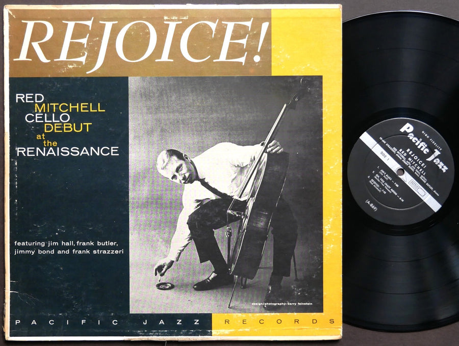 RED MITCHELL Rejoice! PACIFIC JAZZ PJ-22 US 1961 DG MONO Jim Hall Frank Butler