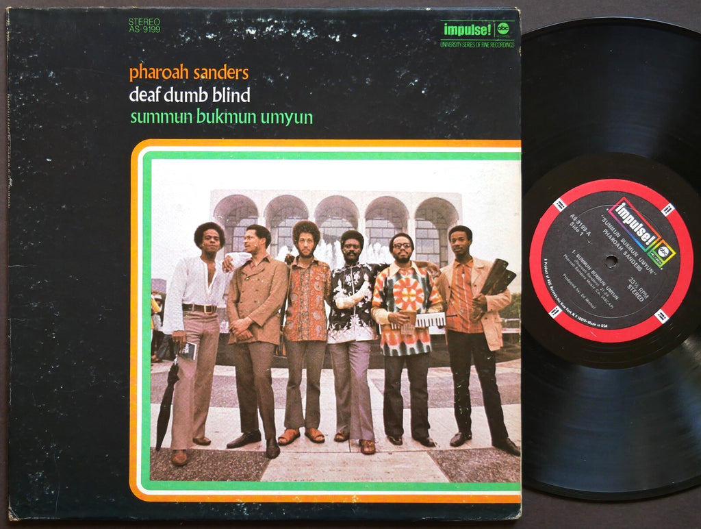 PHAROAH SANDERS Summun Bukmun Umyun LP IMPULSE AS-9199 Gary Bartz Cecil McBee