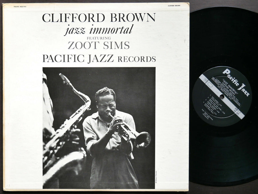 CLIFFORD BROWN ZOOT SIMS Jazz Immortal LP PACIFIC JAZZ PJ-3 US 1960 DG MONO VG+