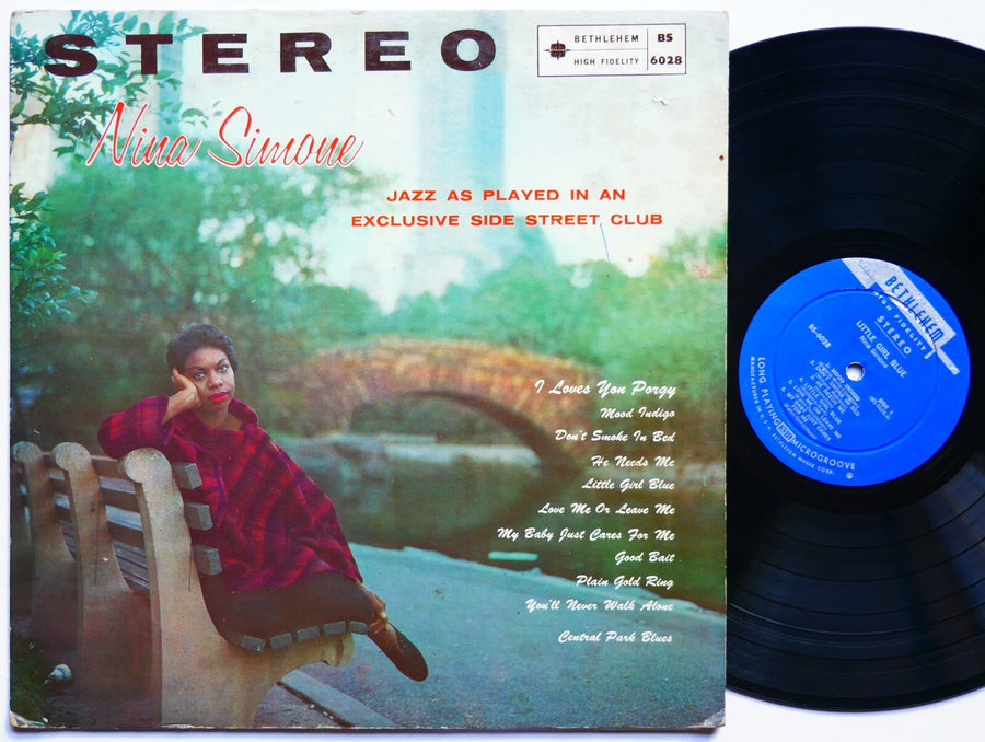 NINA SIMONE Little Girl Blue LP BETHLEHEM RECORDS BS-6028 US 1959 DG ST JAZZ