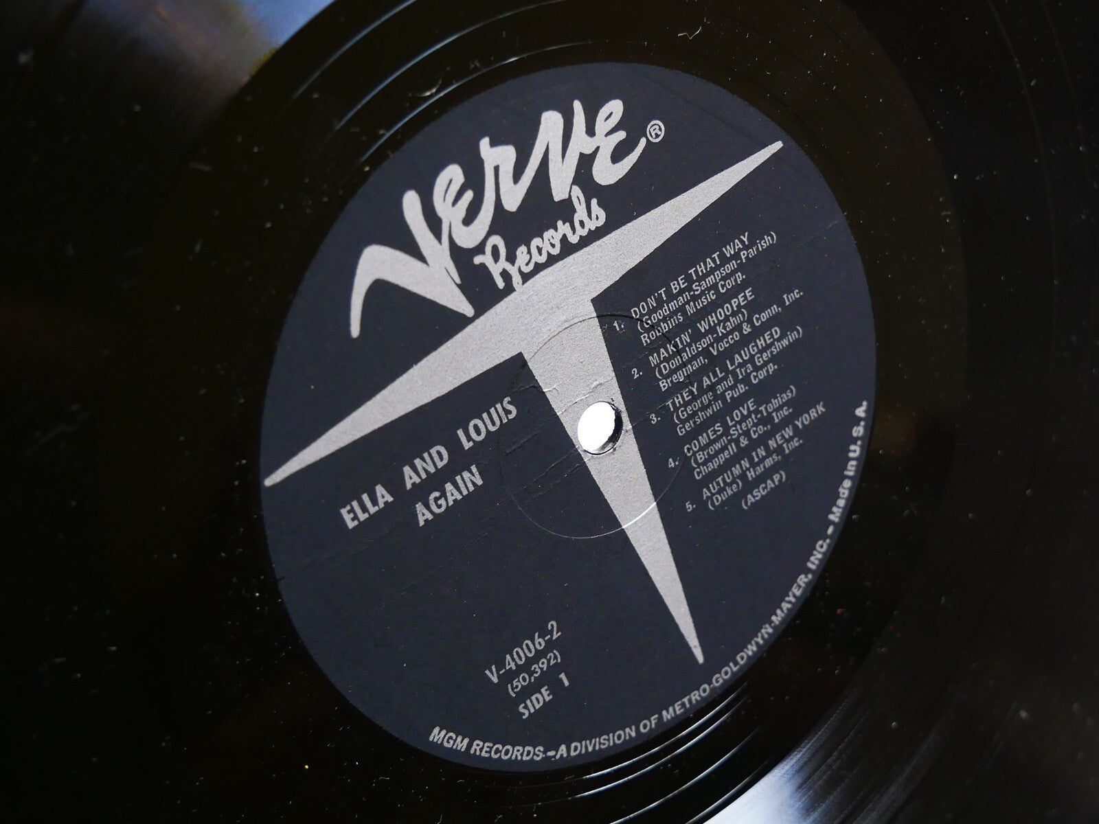 ELLA FITZGERALD LOUIS ARMSTRONG Ella And Louis Again LP VERVE MGV 4006-2 US 1957