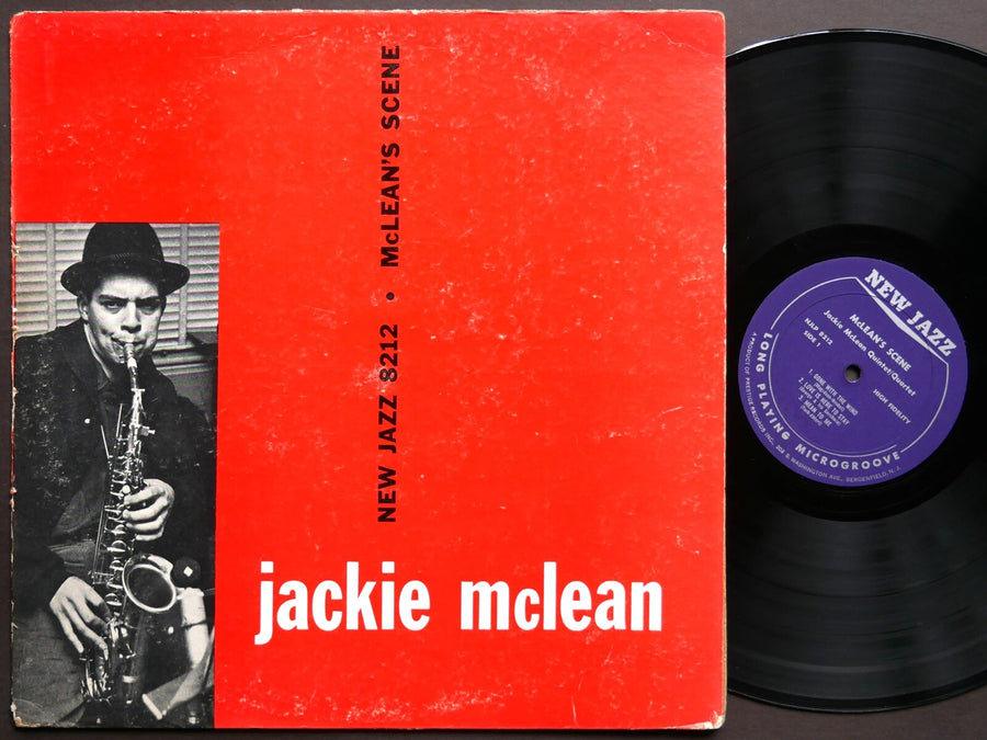 JACKIE MCLEAN McLean's Scene LP NEW JAZZ NJLP 8212 US 1962 RVG MONO Mal Waldron