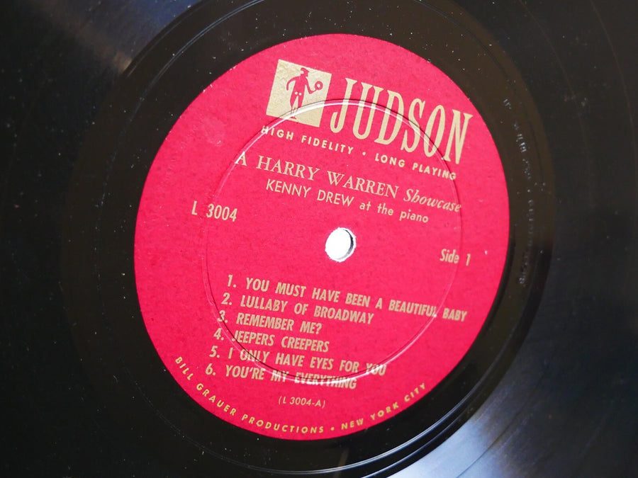 KENNY DREW A Harry Warren Showcase LP JUDSON L3004 US 1957 DG MONO Wilbur Ware