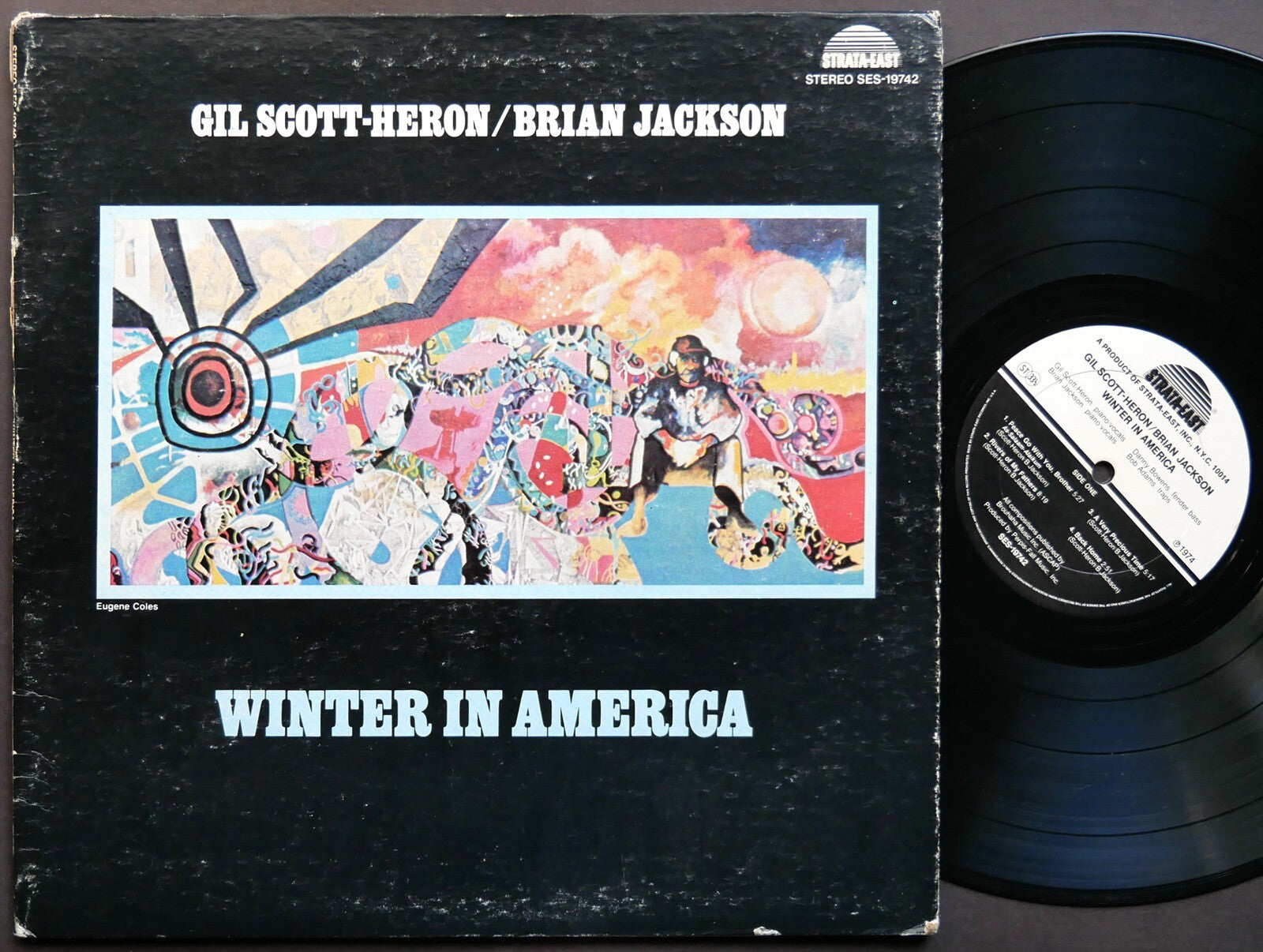 GIL SCOTT-HERON BRIAN JACKSON Winter In America LP STRATA-EAST SES-19742 US 1974